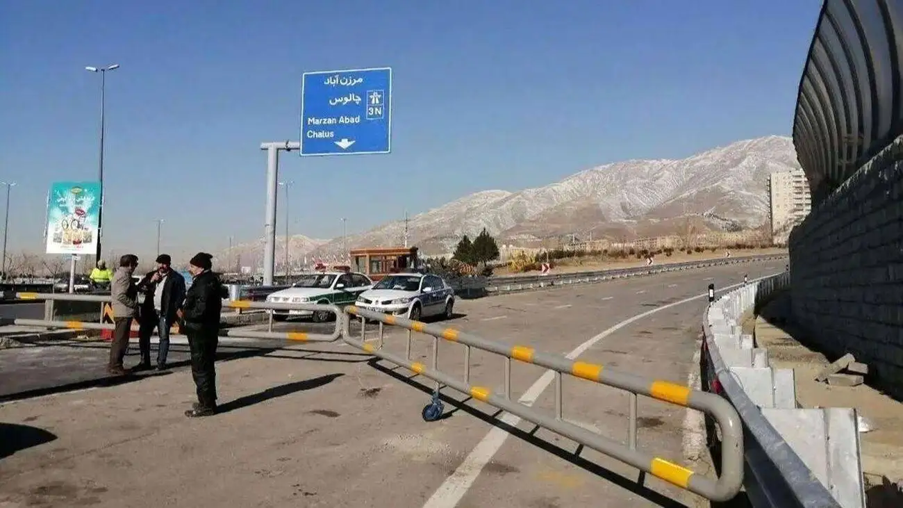 ممنوعیت و یک طرفه شدن جاده چالوس  -  جاده هراز هم یکطرفه می شود
