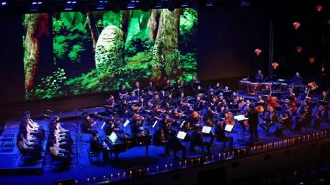 فیلم کنسرت انیمه های میازاکی اجرا شد -  پرواز به دنیای استودیو جیبلی