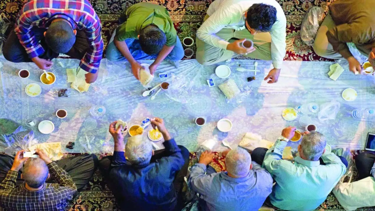 مهمانی ساده