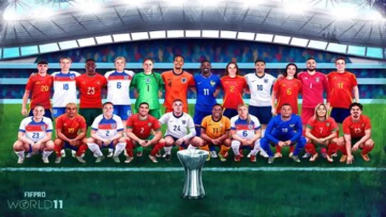 عکس -  تیم منتخب سال 2025 فیفا