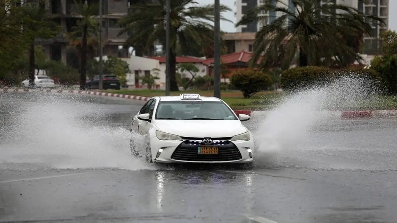 ویدیو  -  وضعیت پارکینگ ها در جزیره کیش پس از بارش های اخیر