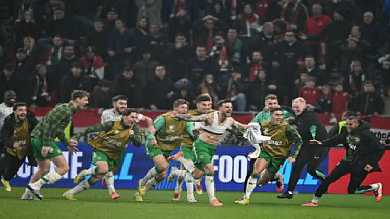 عکس -  معجزه بوداپست برای ایرلند؛ این مسابقه فوتبال فراموش نخواهد شد