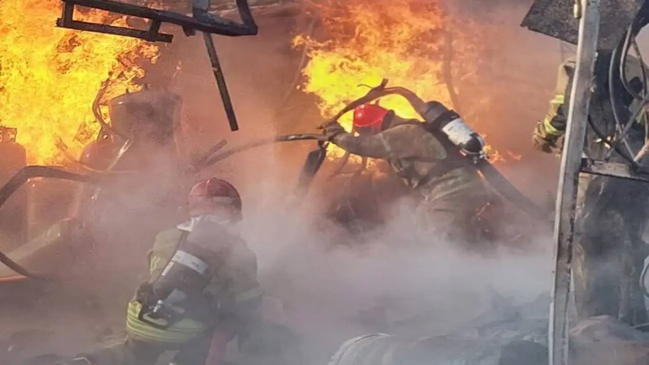 آتش سوزی بزرگ در غرب لندن