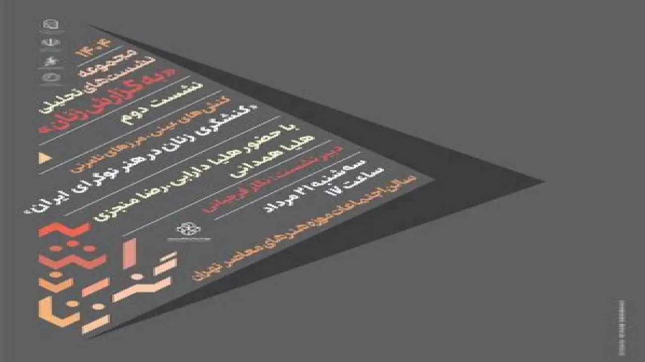 (کنشگری زنان در هنر نوگرای ایران) بررسی می شود