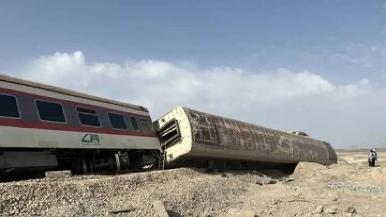 حادثه؛ خروج قطار مسافربری تهران کرمان از ریل -  جزئیات