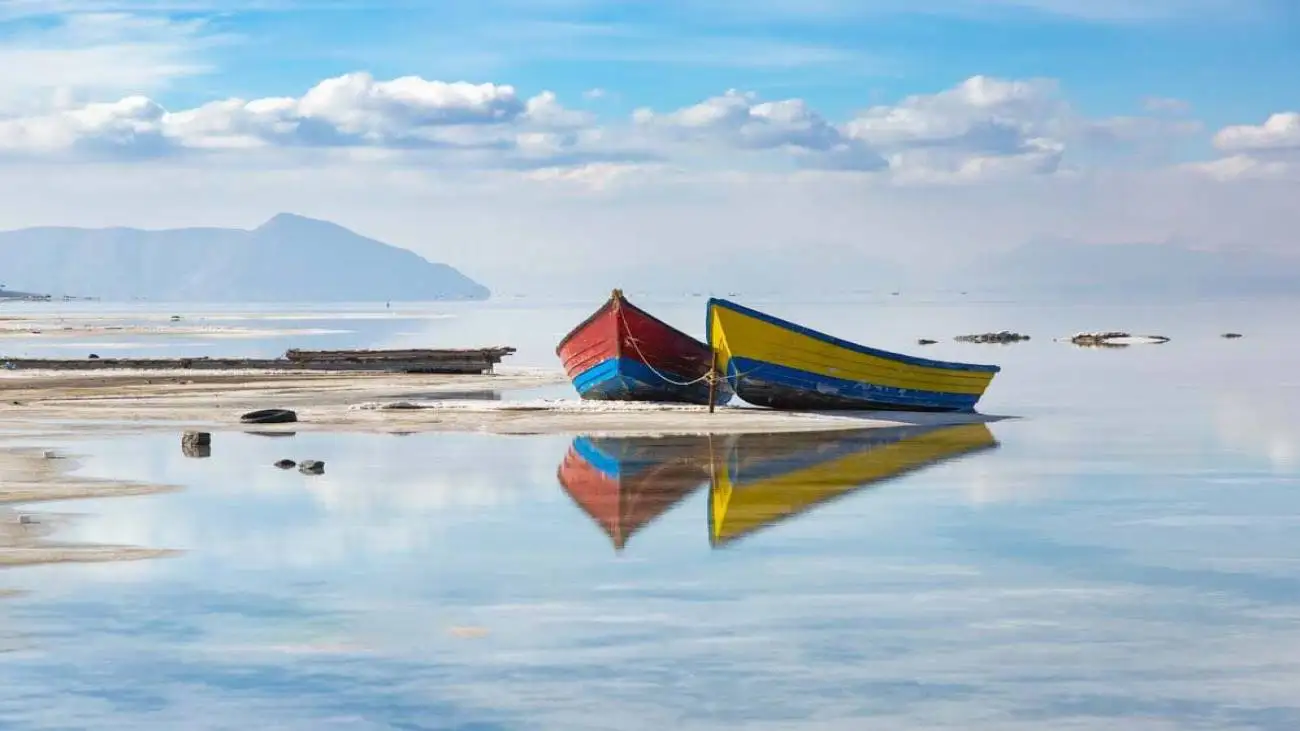 آبگیری 16 درصدی سطح دریاچه ارومیه   -  جریان پایدار آب در دریاچه با ذخایر برفی بالادست