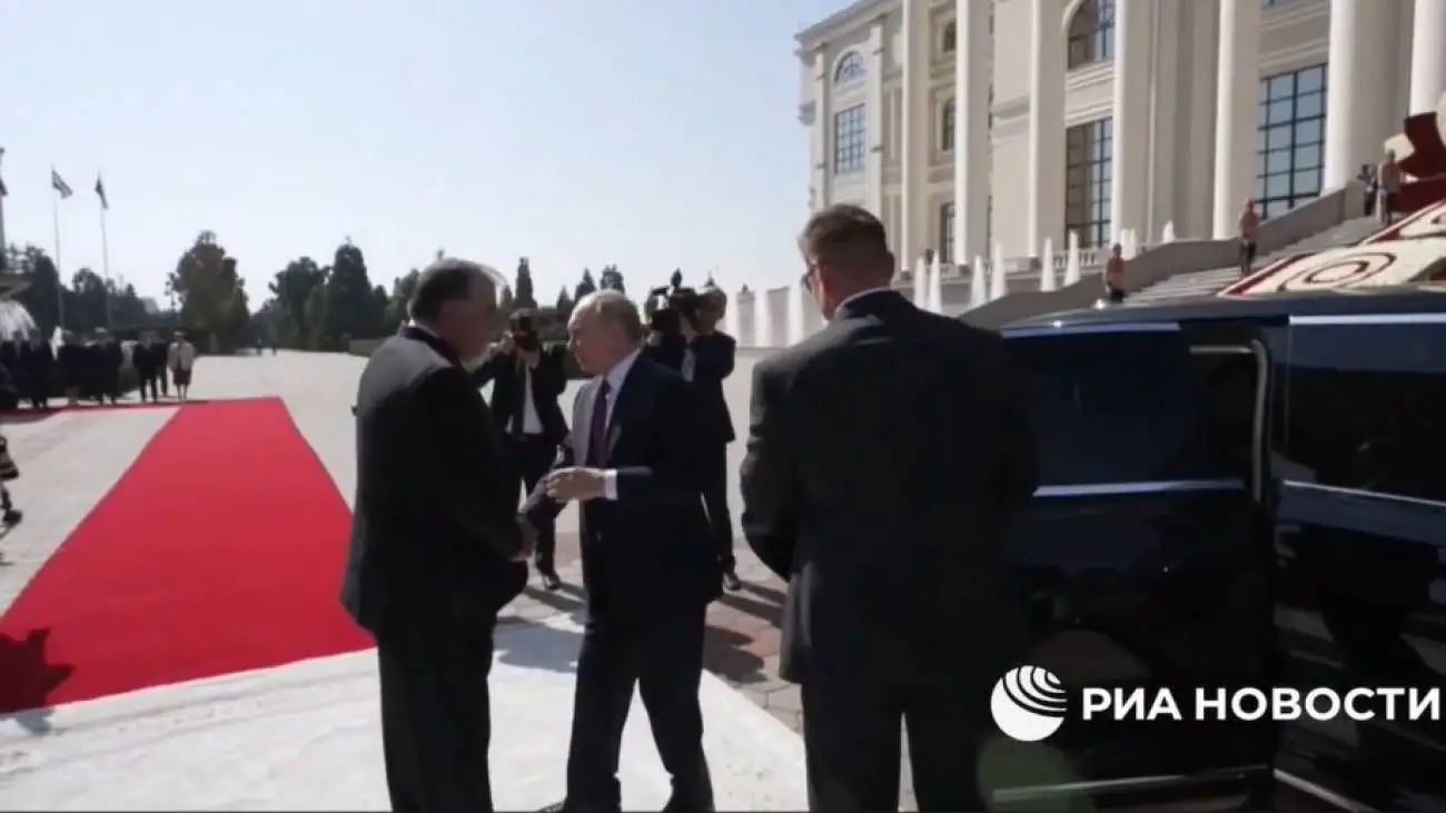 ویدیو  -  سفر پوتین به دوشنبه برای دیدار با امامعلی رحمان