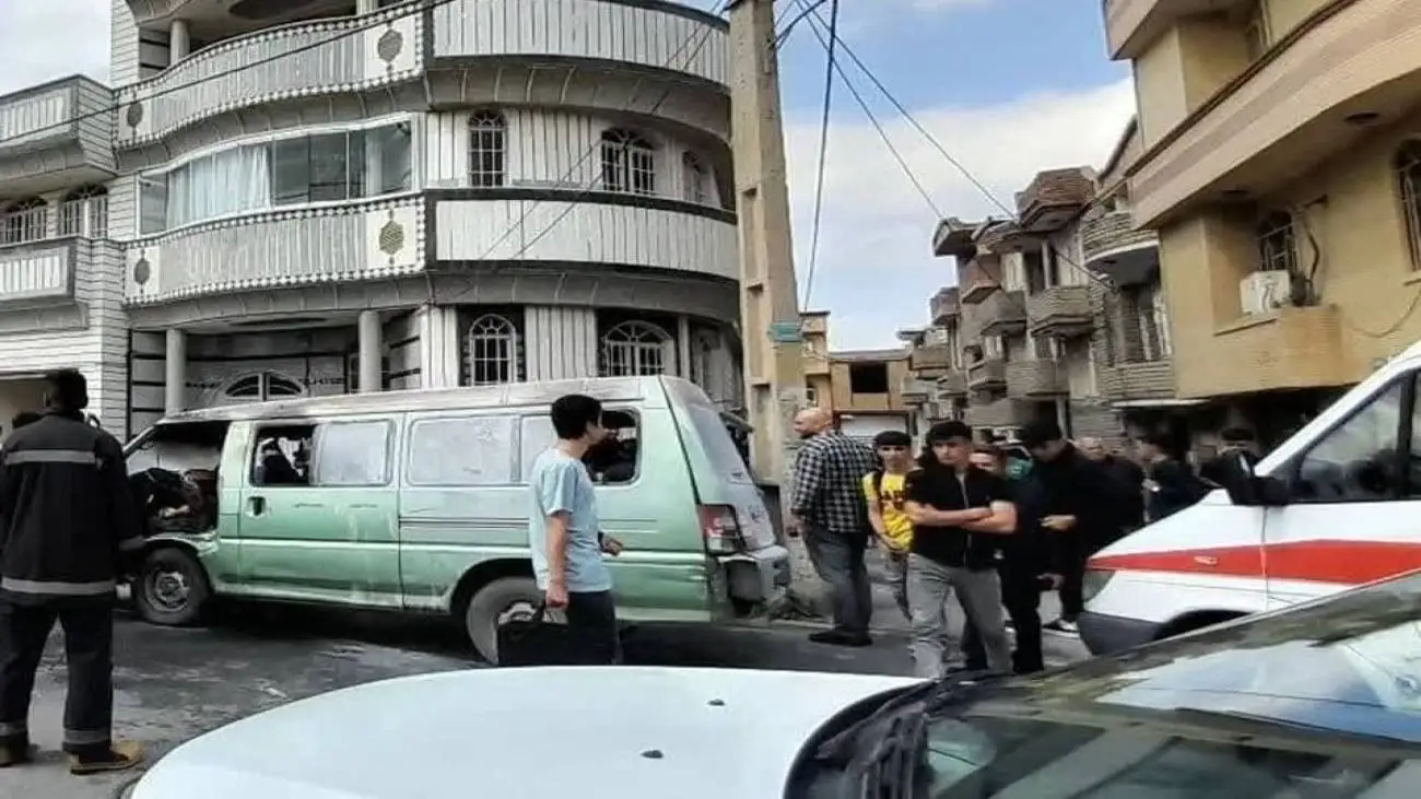 دومین حادثه دانش آموزی طی امروز  -  تصادف سرویس مدرسه 6 دانش آموز را راهی بیمارستان کرد