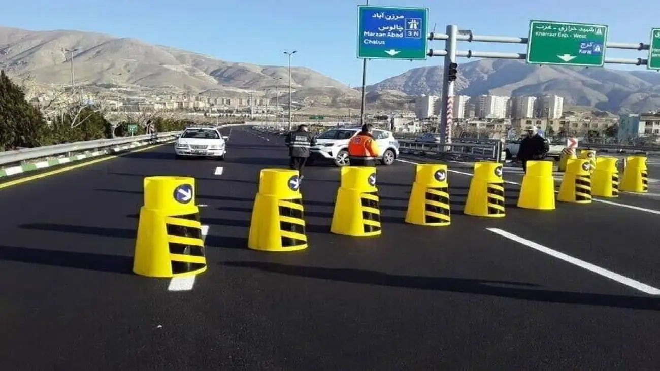 ورودی جاده کرج به چالوس و آزادراه تهران به شمال بسته شد  -   آخرین وضعیت ترافیکی جاده ها و محورهای کشور