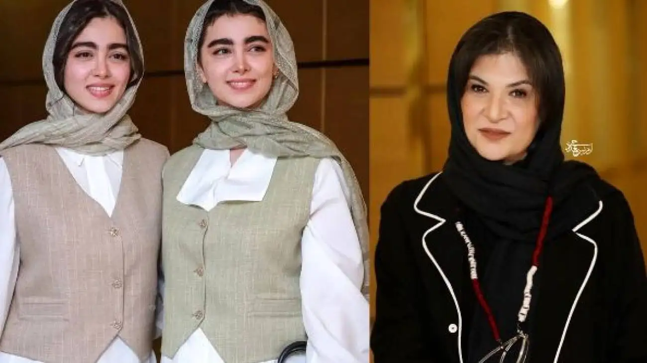 فیلم آواز باشکوه ریما رامین فر و 2 قلوهایش، سنا و سونیا حسینی!  -  شور و حالشان را خارج از سریال ببینید