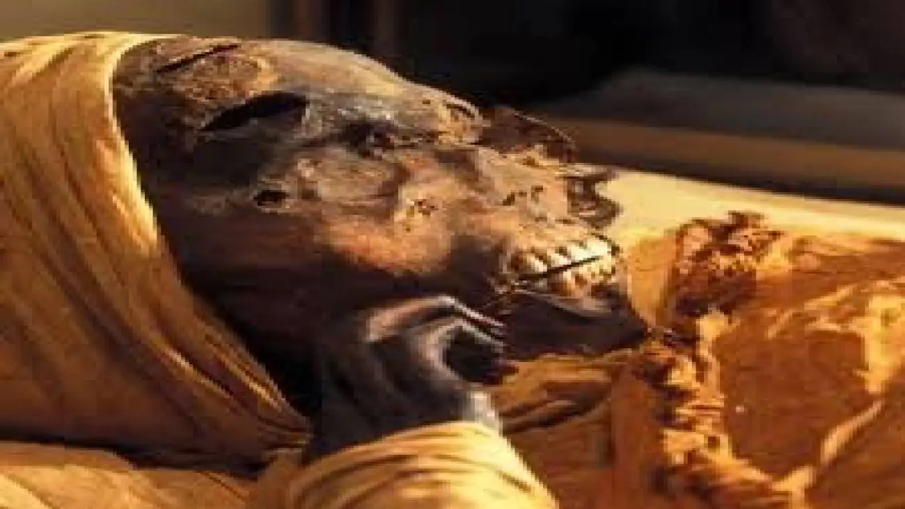 جسد مردی 4500ساله در یک ظرف سفالی  -  ردپای خاور نزدیک در خون فرعون ها