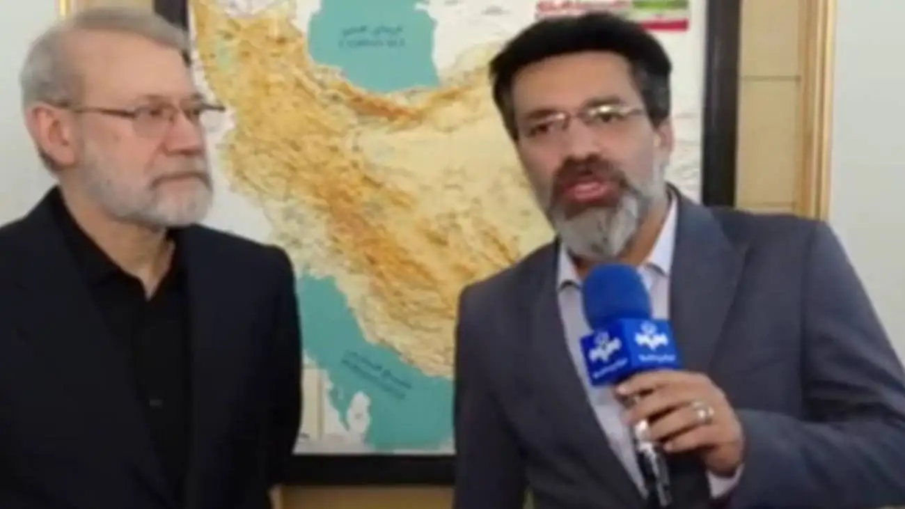 ویدیو  -  توضیحات لاریجانی دبیر شورای عالی امنیت ملی درمورد سفر 3 روزه به عراق و لبنان