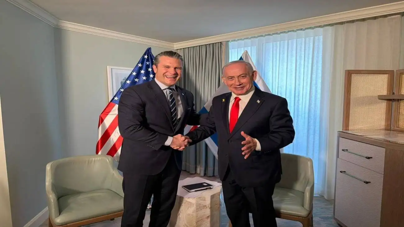 نتانیاهو با وزیر جنگ آمریکا دیدار کرد