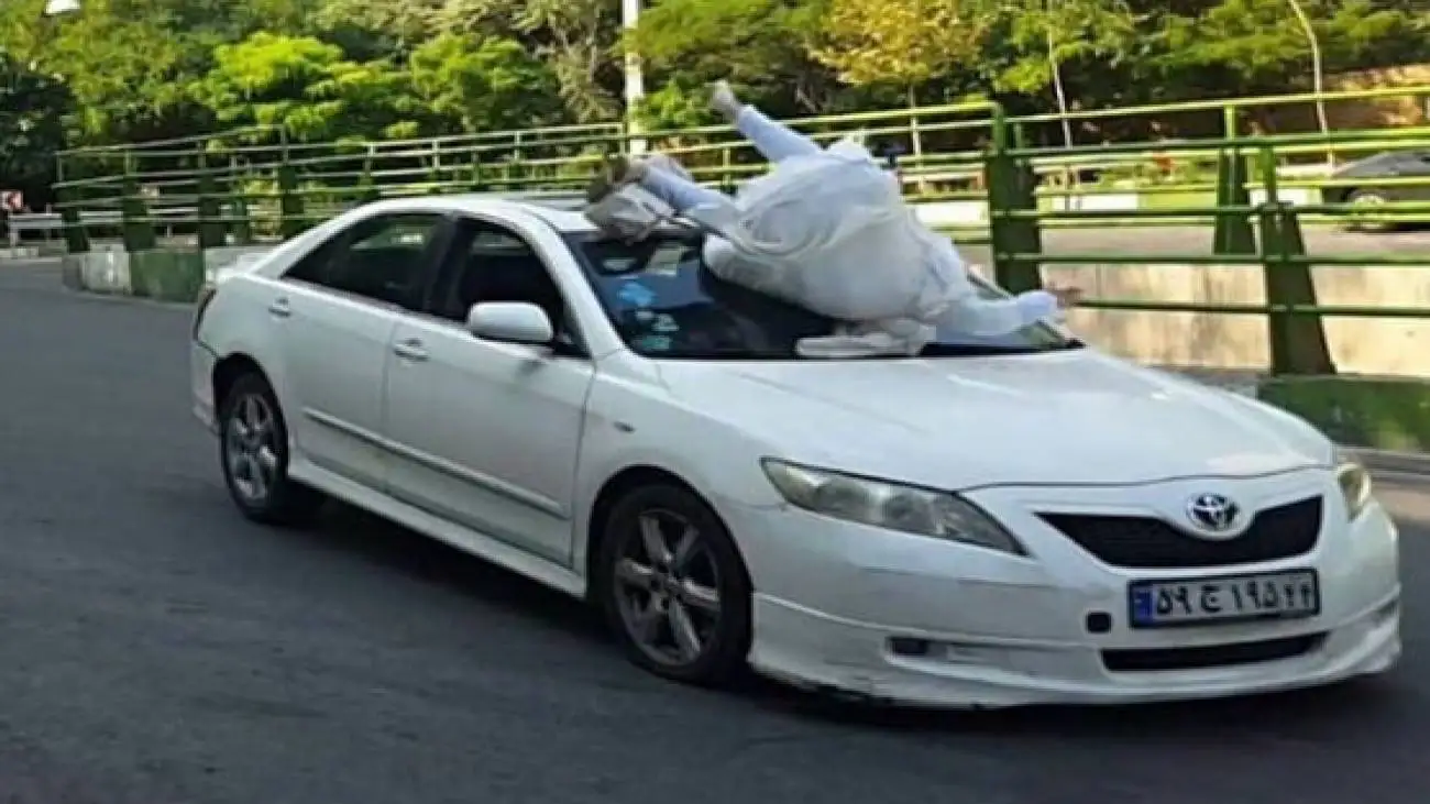 ویدیو  -  ویدیو دیدنی از بدلکاری مژگان صادقی