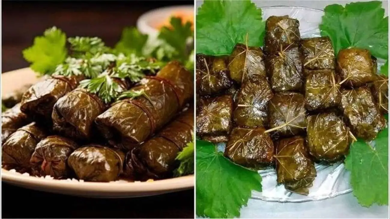آموزش انواع روش های پیچیدن برگ دلمه، از سیگاری تا بقچه ای