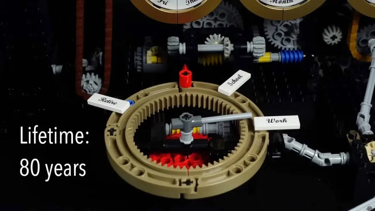 ساعت عجیبی که زمان کیهانی را هم نشان می دهد  -  شاهکار مکانیکی لگو دانشمندان را شگفت زده کرد