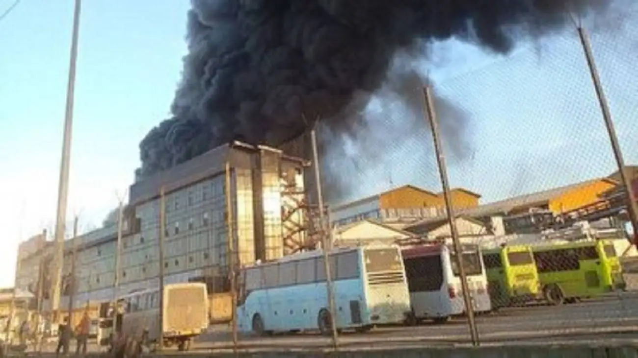 آتش کارخانه کاله آمل به طور کامل اطفا شد