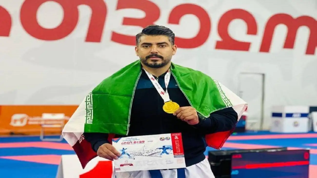 طلای کاراته کا تهرانی در کاپ آزاد گرجستان؛ بهزاد پیروز بر سکوی قهرمانی ایستاد
