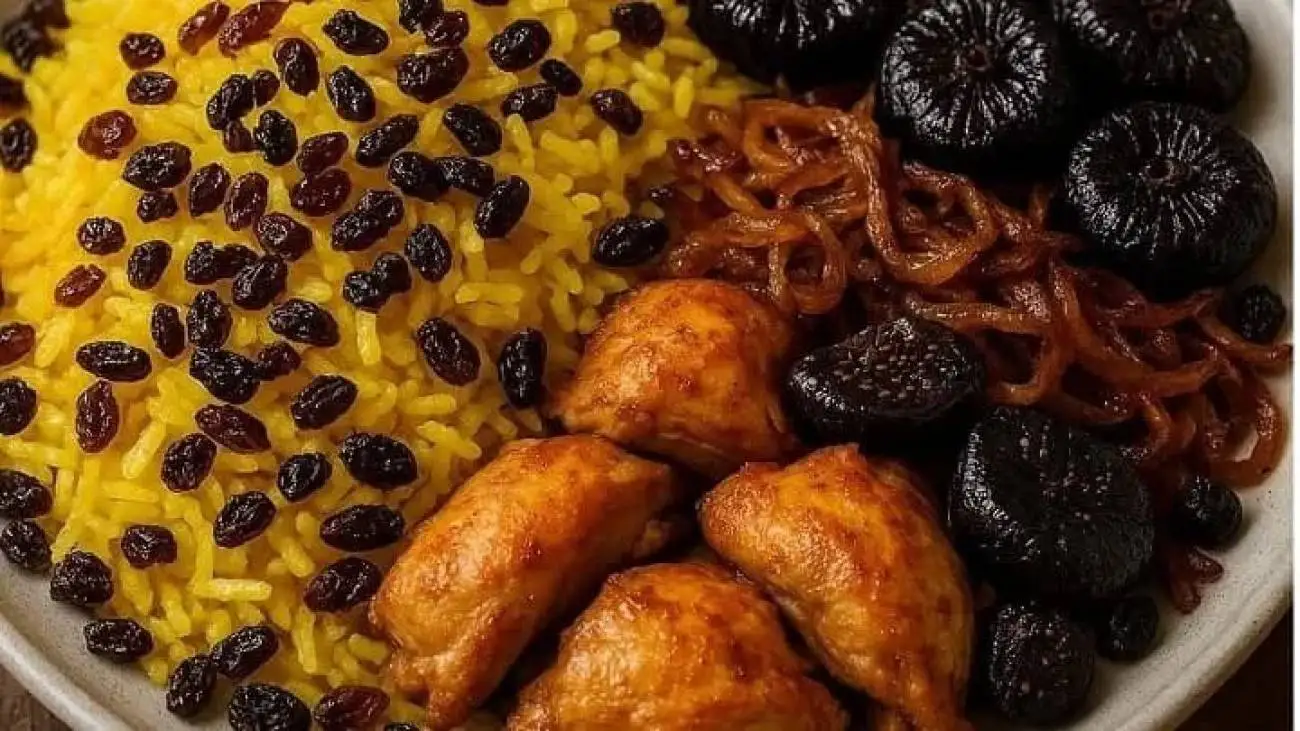 درست کردن انجیر پلو لذیذ و مقوی به روش سنتی