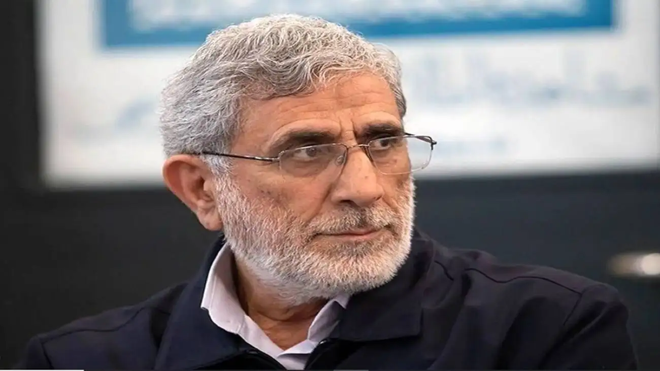 حضور سردار قاآنی در مراسم چهلمین روز شهادت سرداران شهید  -  ویدئو