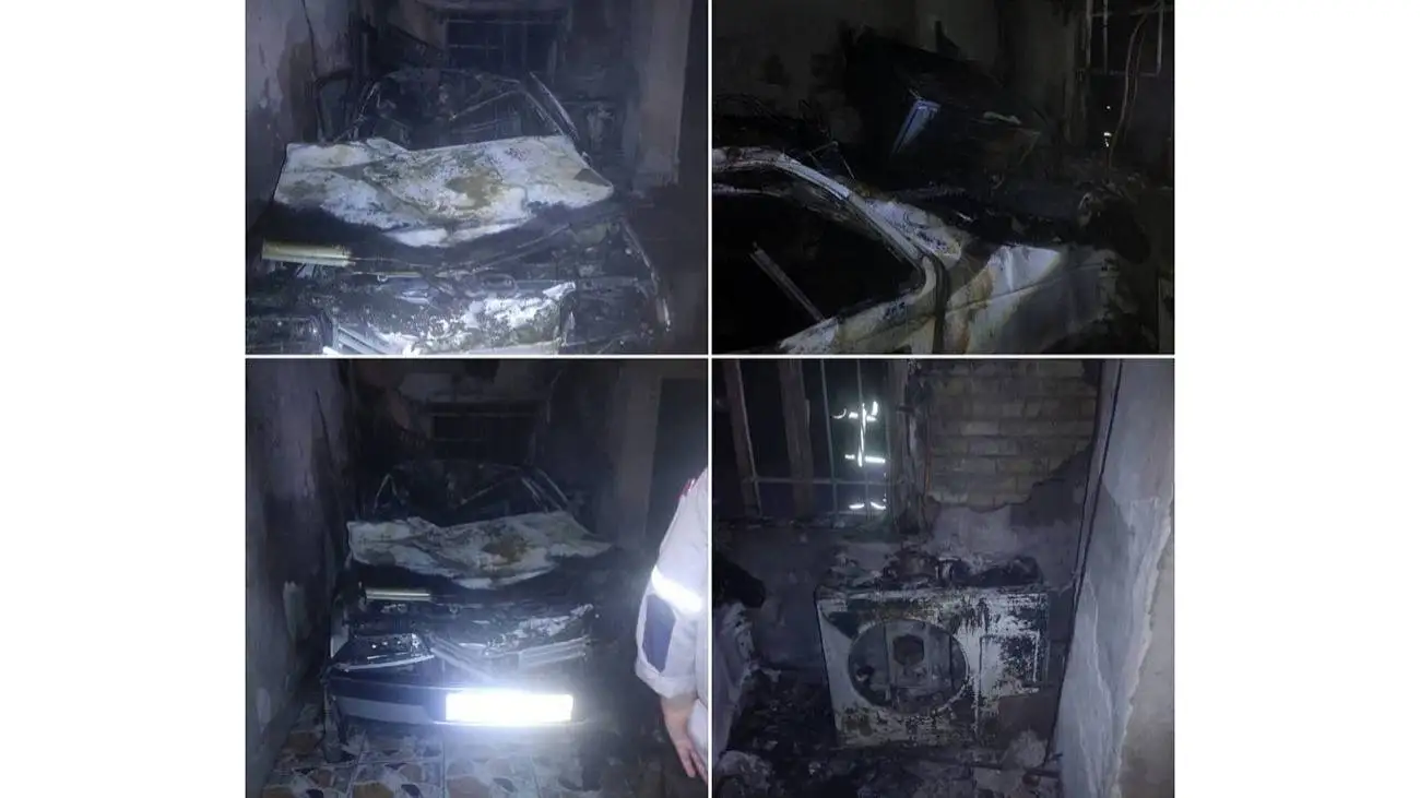 آتش سوزی گسترده در کوی ملت آبادان بدون تلفات جانی پایان یافت