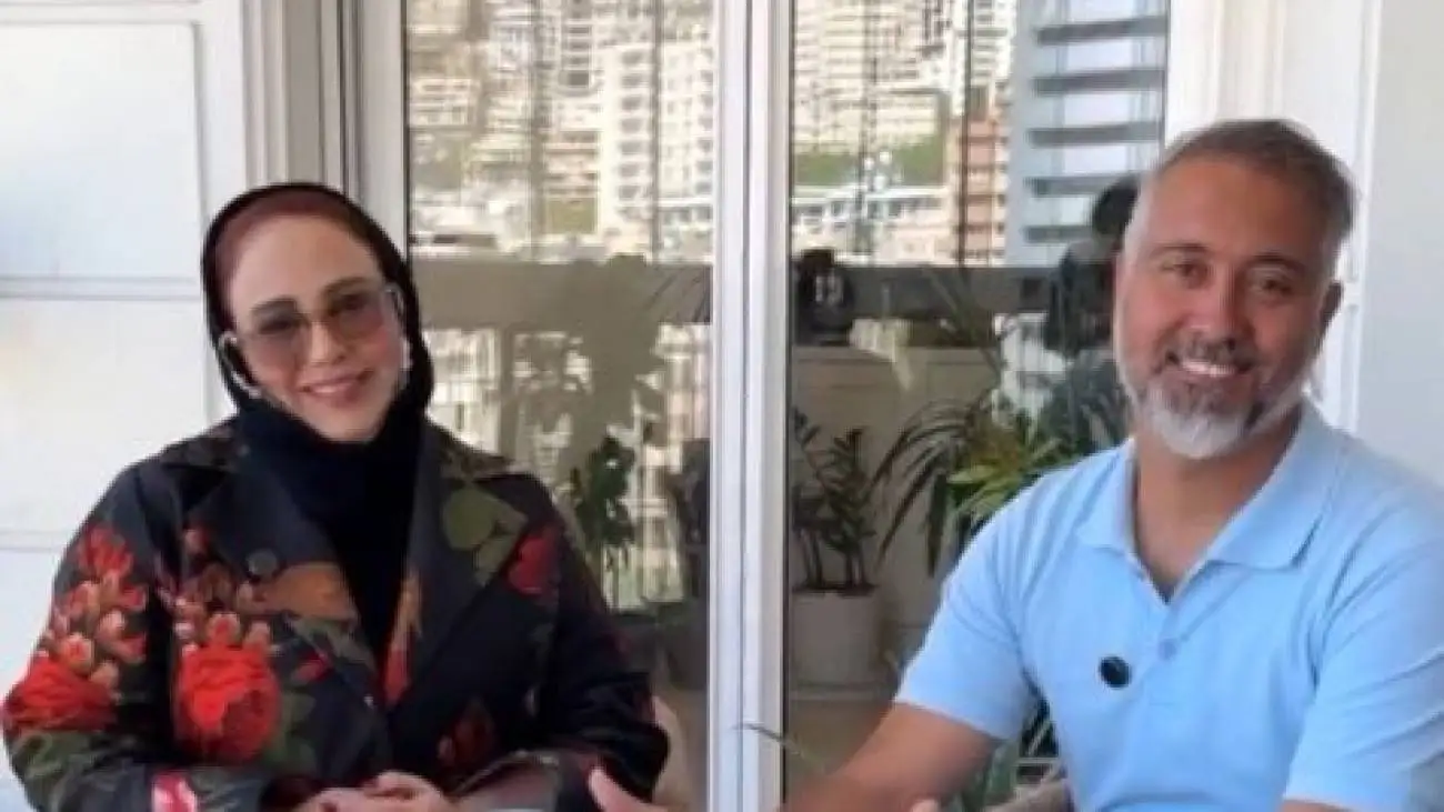 فیلم  چیدمان  شاهانه و اعیانی خانه بهنوش بختیاری و شوهرش -  از مبلمان مجلل تا لوستر محشر و چشم نوازی بالکن شیشه ای
