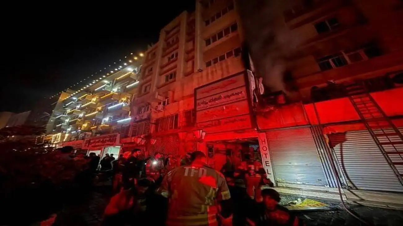 ویدیو  -  جزئیات آتش سوزی گسترده یک ساختمان اقامتی در خیابان سعدی