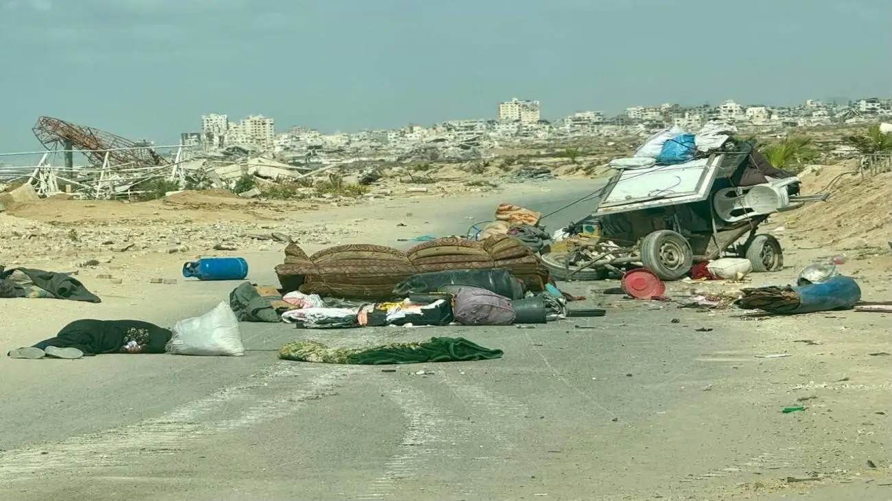 حملات هوایی اسرائیل به غزه بعد از اعلام توافق آتش بس