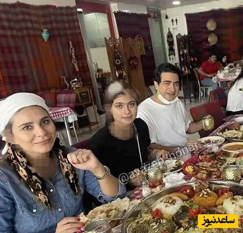 عکس - چیدمان مفصل میز غذای همایون شجریان و دخترش با سحر دولتشاهی در ترکیه ! 