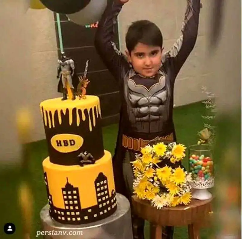 سپیده خداوردی با کیک سه بعدی بت من ساخته هنرمند قناد تهرانی، خاطره ای خاص برای پسرش رقم زد - جشن تولدی به یادماندنی+ عکس