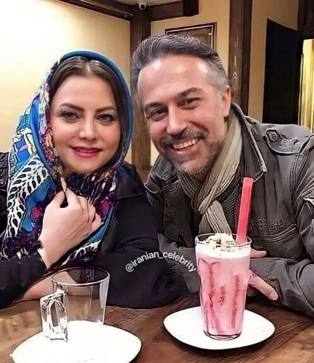 عکس عاشقانه های فوق العاده دانیال حکیمی با زن فوق زیبا و جوان با چشم رنگی اش ... - چه ترکیب زناشویی جذابی ...