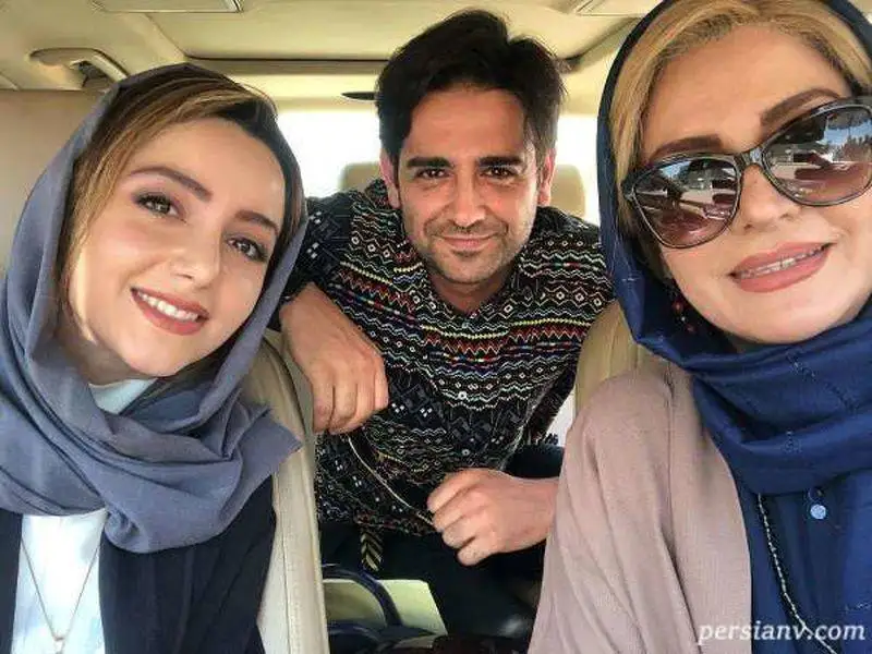 عکس - امیرحسین آرمان بازیگر سریال مانکن در کنار پدر و مادر جوانش