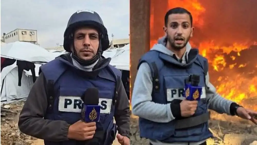 16 + - تصاویری بسیار ناگوار از لحظات اولیه حمله به خبرنگاران - عکس خبرنگاران به شهادت رسیده