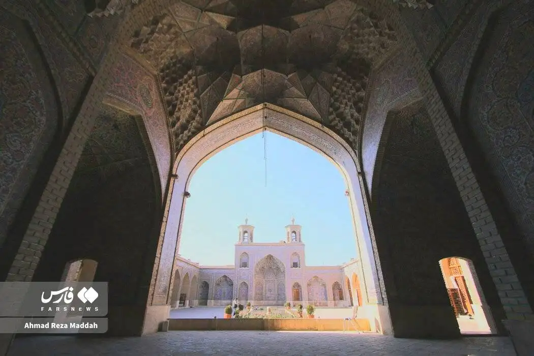مسجد صورتی شیراز کجاست ؟ + عکس مسجد صورتی شیراز