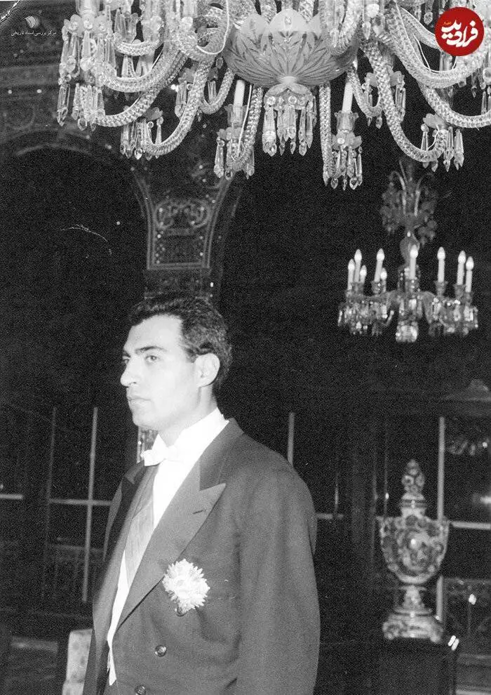 تصویر - محمودرضا پهلوی فرزند نهم رضاخان در ایام جوانی در دهه 30