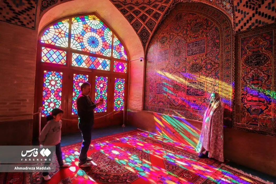 مسجد صورتی شیراز کجاست ؟ + عکس مسجد صورتی شیراز