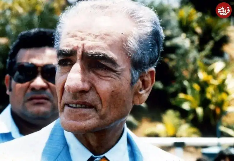 عکس سفر در زمان - چهره تکیده (محمدرضا پهلوی) در ماه های پایانی عمرش - سال 1358