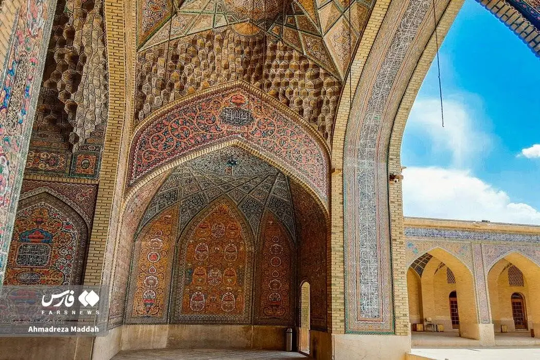 مسجد صورتی شیراز کجاست ؟ + عکس مسجد صورتی شیراز