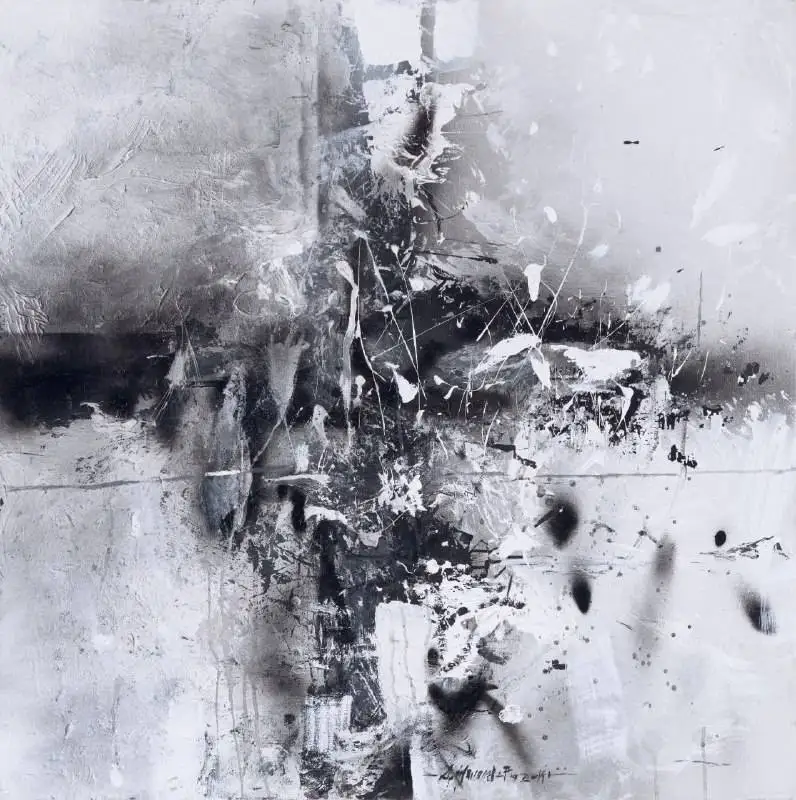 شلاق پی درپی قلم مو بر بوم