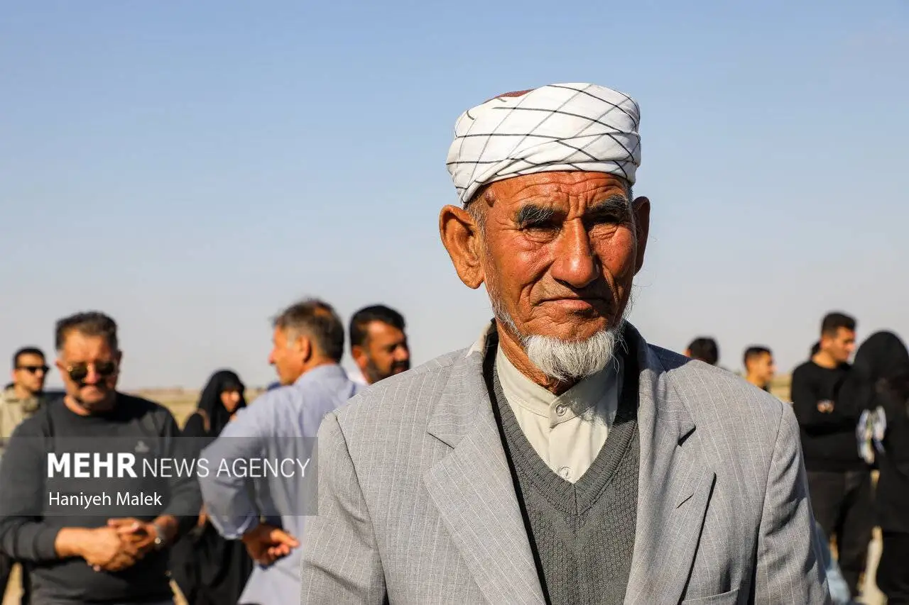 تصاویر مراسم خاکسپاری صابر کاظمی در زادگاهش