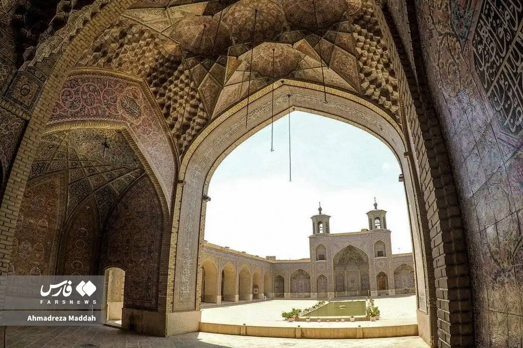 مسجد صورتی شیراز کجاست ؟ + عکس مسجد صورتی شیراز