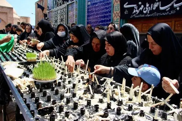نذر گروهی شمع در اردبیل - آیینی که ثبت ملی هم شد
