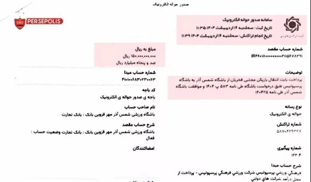 بررسی ابهامات جنجالی ترین انتقال پرسپولیس؛ فخریان، جدیدترین علت برای حمله به درویش