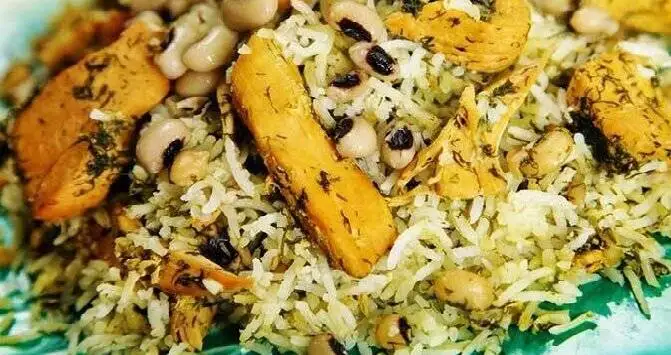 درست کردن لوبیا پلوی شیرازی ؛ غذایی خوشمزه و پرطرفدار با دستوری ساده