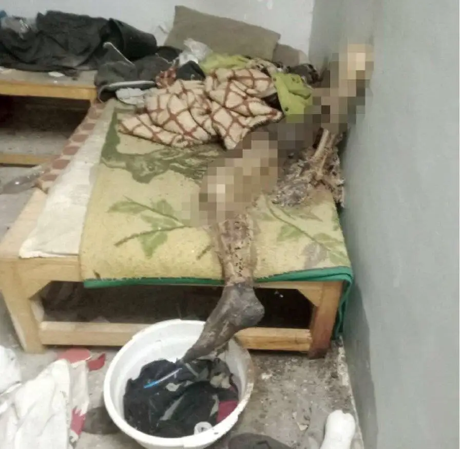 18 + - اسکلت شدن مرد مشهدی روی رختخوابش + عکس