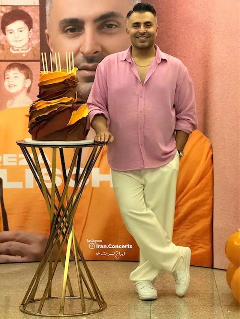 علیرضا طلیسچی با استایل خاص جشن تولدش، نگاه ها را به خود جلب کرد