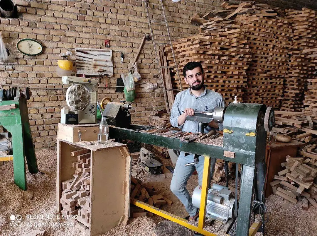 کوچکترین شطرنج جهان در ایران + تصاویر - شاهکار خراطی جوان کردستانی را ببینید