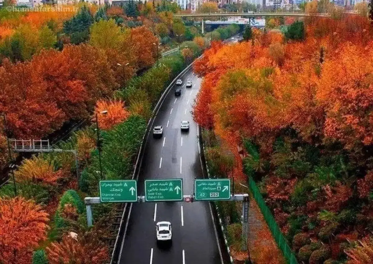 بهترین نقاط تهران برای عکاسی از پاییز