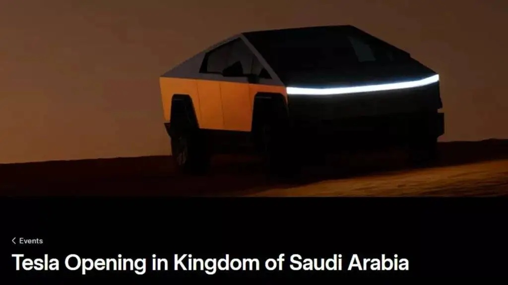 بن سلمان تسلا را هم به عربستان آورد