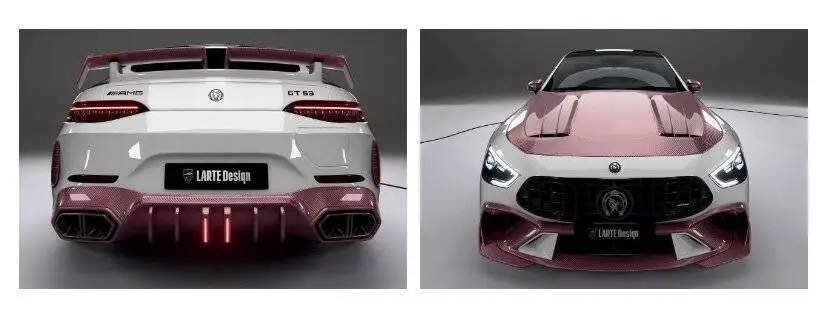 مرسدس amg gt 53 صورتی - جواهری که همه نگاه ها را به خود خیره می کند